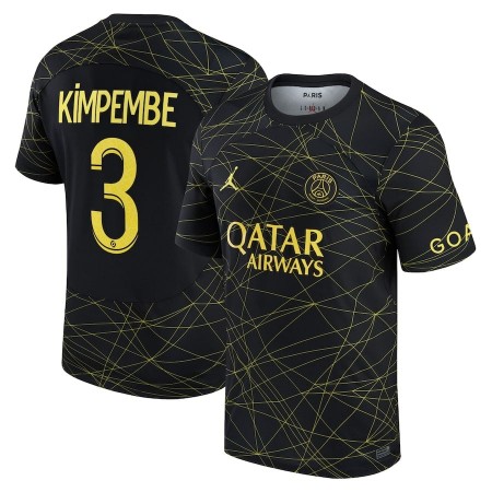 Camisetas Paris Saint Germain KIMPEMBE 3 4ª Jordan 2022/23 - Hombre Camisetas Paris Saint Germain KIMPEMBE 3 4ª Jordan 2022/23 - Hombre